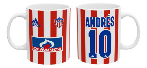 Mug Taza Junior De Barranquilla | Personalizado Con Nombre