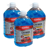 3 Shampoo Con Cera Para Auto Espumoso- Car Wash Margrey 3.8l