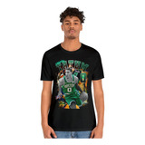 Polera Unisex Basket Nba Jayson Tatum Boston Celtic Estampad