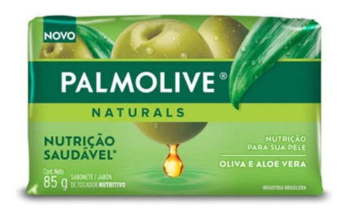 Jabon En Barra Palmolive Naturals 85 Gr Oliva