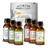 Kit 6 Aceites Esenciales Para Aromaterapia Difusor 100% Puro
