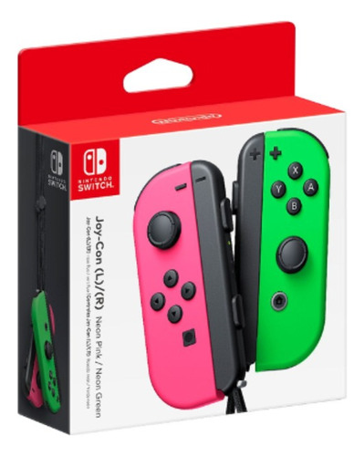 Nintendo Switch Joy Con (l/r) Rosa-verde