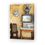 Cuadro Canvas Retro Vintage Antigua Tv Television P4