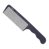 Peine Flattop Eurostil #52215 Para Cortes Rectos Con Maquina Color Negro