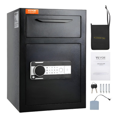 Caja Fuerte Para Depositos Dinero Tombola 2.5l Msi Negro