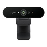 Webcam Logitech Brio 4k 90fps Preto