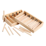 Caja Husillo Montessori, Material Matemático Clásico,