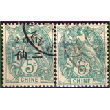 França - Escritório Na China - 1902 E 1911