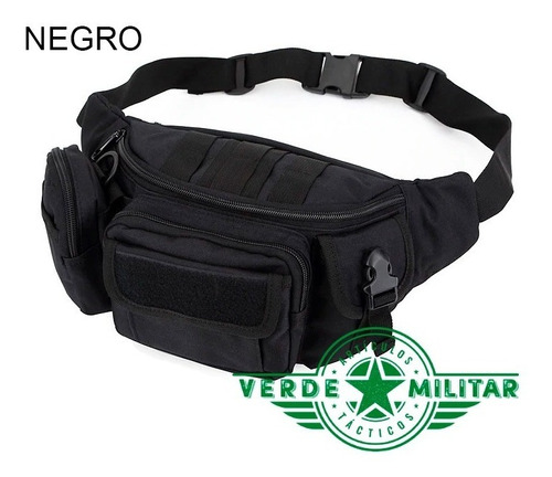 Mochila Cangurera Táctica Militar Mariconera Molle Cartera D Viaje Turista Excursión Camping Porta Celular Llaves Dinero