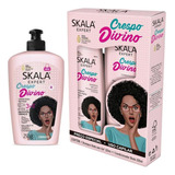 Skala Crespo Divino Kit Shampoo + Condicionador + Cr Pentear