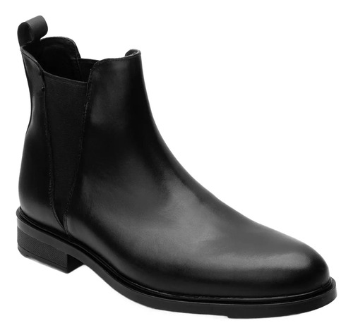 Botin De Vestir Tipo Chelsea Colot Negro Hombre Paccino 902