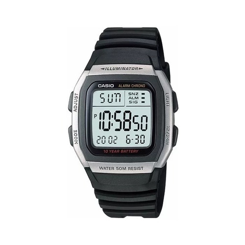 Reloj Casio W-96h-1av Wr 50m Agente Oficial Caba, Watchcenter, Garantia 2 Años, Envio Gratis