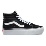 Zapatillas Vans Negras Con Plataforma