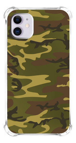 Capa Capinha Anti Impacto Camuflada Verde