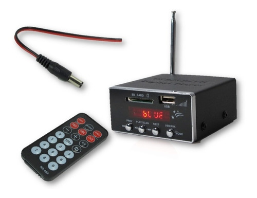 Modulo Reproductor De Memorias Usb Sd Bluetooth Radio Fm