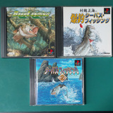 Lote Ps1 3 Juegos De Pesca (original Japonés)