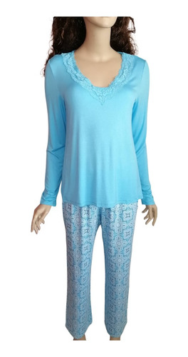 Pijama Mujer Invierno Charter Club Talla S