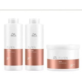 Shampo+acondicionador+mascarilla Wella Fusion Litro Reparar