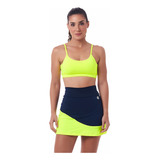 Conjunto Academia Beach Tennis Fitness Feminino Malhar Snd 