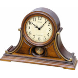 Rhythm Clock S  Toscana Ii  Reloj De Madera Con Repisa Music