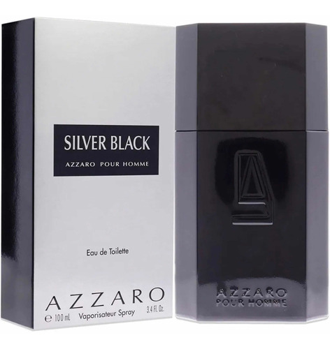 Perfume Azzaro Silver Black 100ml Original Inportado