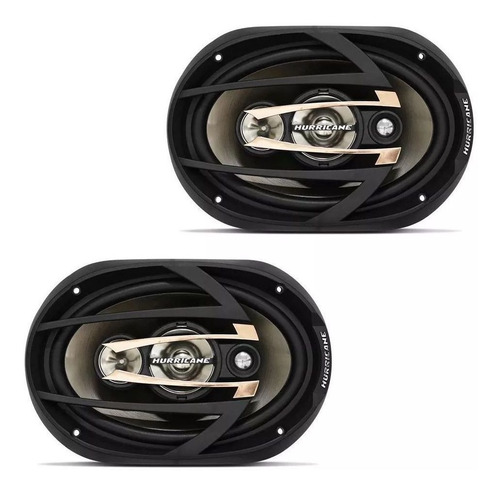 Par Alto Falante 6x9 Pol Hurricane 300 Rms Qr69 Quadriaxial