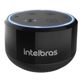 Alto Falante Inteligente Intelbras Izy Speak Mini Com Assistente Virtual Alexa - Preto 100v/240v