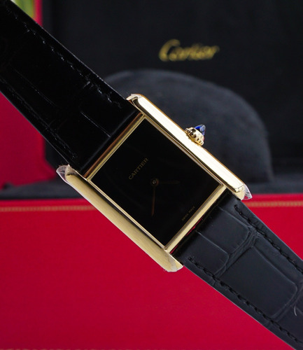 Suizo Full Set Cartier Tank Louis Santos Dumont Drive Cloche