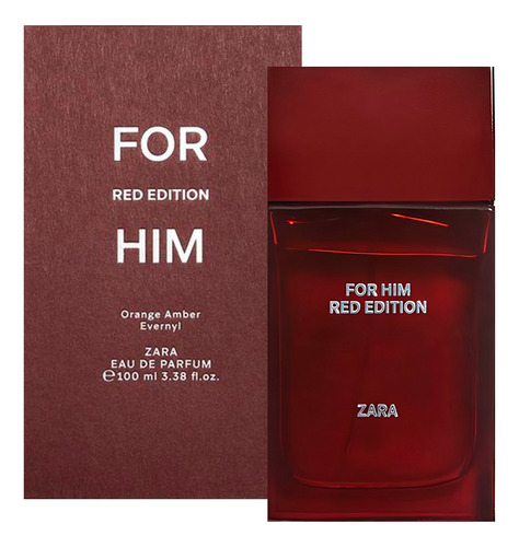 Perfume Zara For Him Red Edition Eau De Parfum 100ml