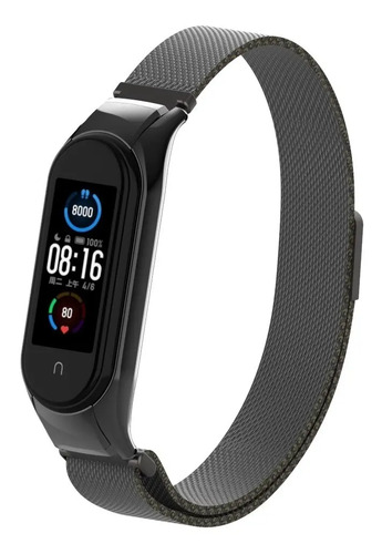 Correa Magnética Metálica Para Xiaomi Mi Band 5 6 + 2 Micas | MercadoLibre