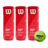 Tubo Pelotas X3 Wilson Us Open Padel X3 Tubos Paddle 