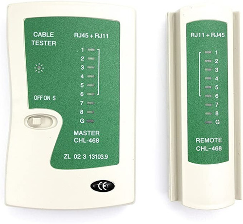 Testeador De Cable De Red Lan Rj45 /rj-11 /rj12 Ethernet