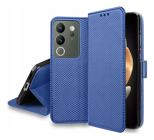 Para Vivo V30 Lite 5g Cartera Tarjetero Funda Flip Stand/b