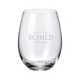 6 Copas Sin Tallo Grabado Laser Cristal Bohemia Copon Vaso