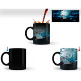 Caneca Mágica Jujutsu Kaisen Gojo Rosa Azul - Mod 8