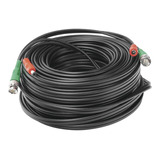 Cable Coaxial Armado Con Conector Bnc Y Alimentación 30 Mts