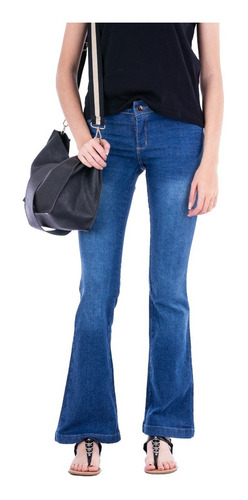Jean Oxford Mujer / Tiro Medio - Blue Air Jeans
