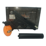 Pistola A Balines Glock Cañon Metal Polimero Q1c +500 Baline