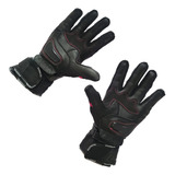 Guantes Para Moto Mujer Rosas Piel Kohl Impermeable Touch