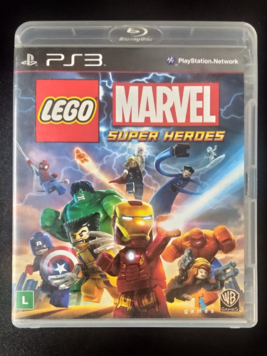 Game Lego Marvel Super Heroes Ps3 Usado Completo Playstation