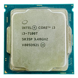Procesador Gamer Intel Core I3-7100t  7th Gen - 3.4ghz 