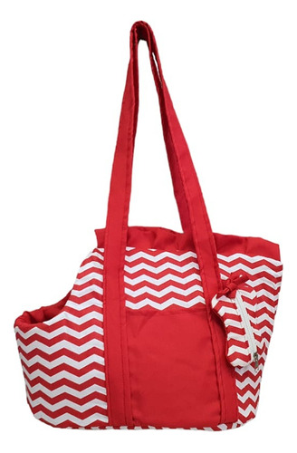 Bolsa Mala Transporte Para Cães E Gatos Red M