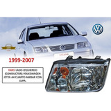 Faro Izq Volkswagen Jetta A4 Cuarto Ambar Con Lupa 1999-2007