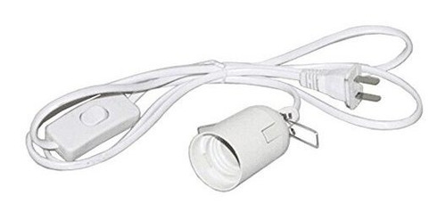 Adaptador De Enchufe E26 Para Lámpara Colgante Con Cable De