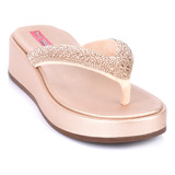 Price Shoes Sandalia Plataforma Para Mujer 4725202ororosa