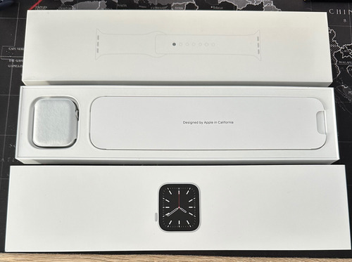 Apple Watch (gps) Series 6 44mm Silver Correa Blanca