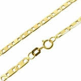 Corrente Piastrini 3.60mm Largura Ouro 18k 60cm 16.00 Gramas