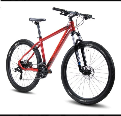 Bicicleta Alubike Sierra Mtb R#29  Aluminio,rojo,24 Velocid-