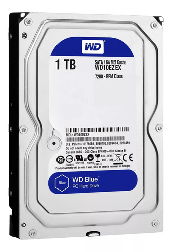 Disco Rígido Western Digital Caviar Blue Sata 3 Wd De 1 Tb