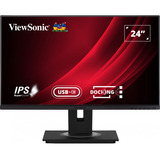 Monitor Viewsonic Vg2456 Docking Station 24  Vertical